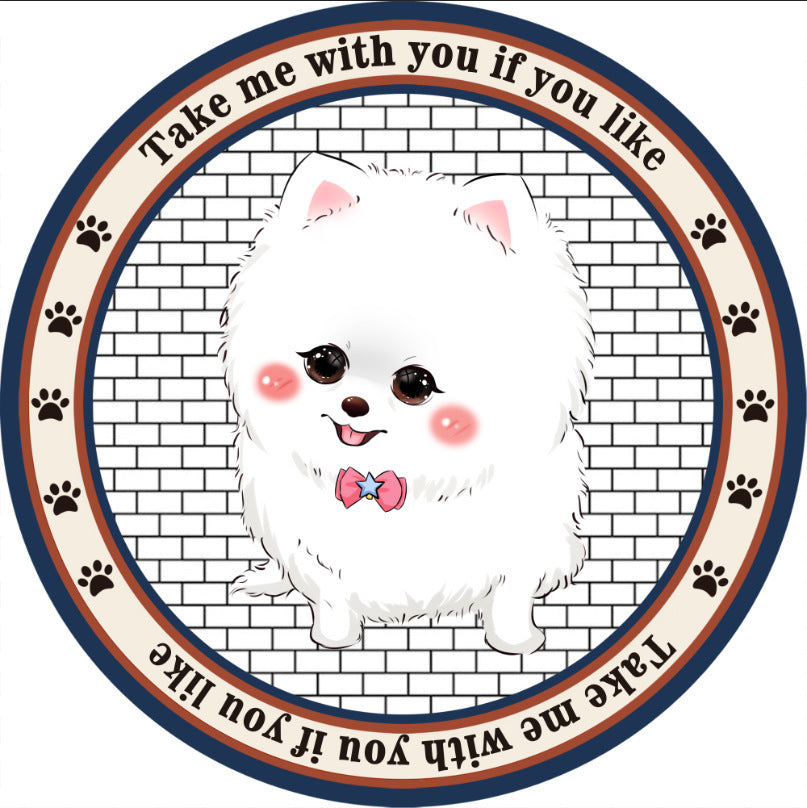 Round Pet Mat Summer Childrens Home Four Seasons Universal Non-slip Cartoon Dog Carpet