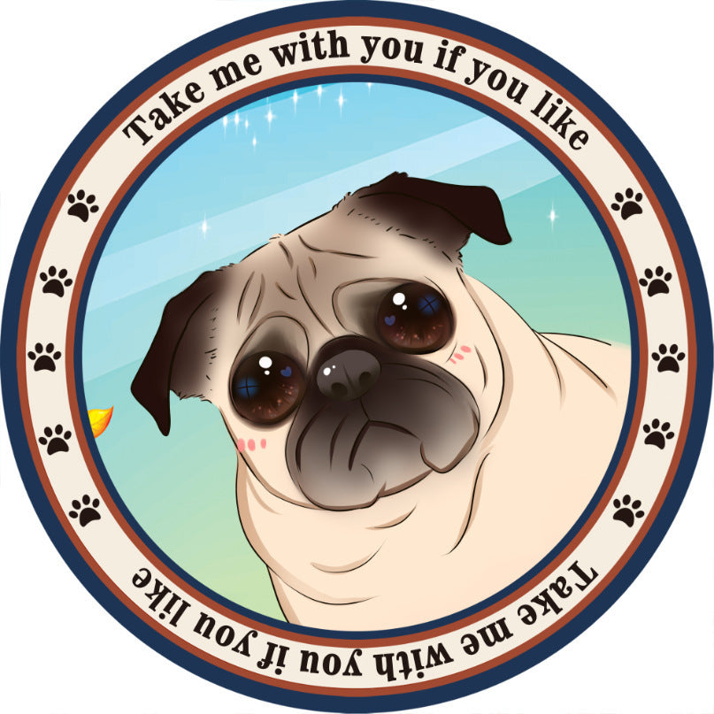 Round Pet Mat Summer Childrens Home Four Seasons Universal Non-slip Cartoon Dog Carpet