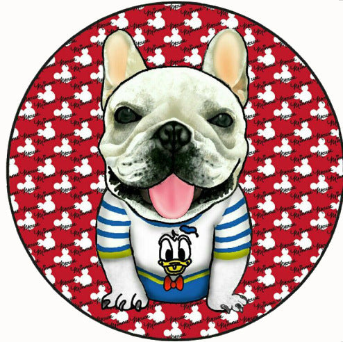 Round Pet Mat Summer Childrens Home Four Seasons Universal Non-slip Cartoon Dog Carpet