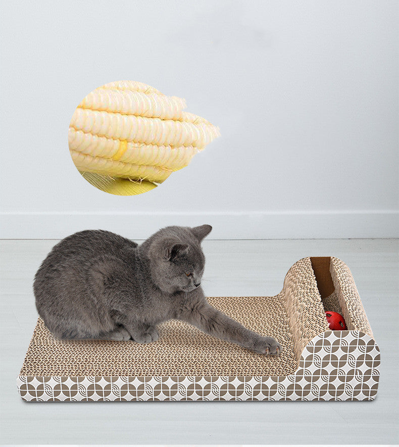 Yili Wholesale Cat Scratching Board Corrugated Pet Supplies Cat Claw Board Grinding Claw Cat Scratching Board Nest Cat Scratching Board Circular