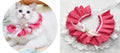Pet Variety Saliva Towel Cats Dogs Lace Bib Scarf Bell Collar Bow Knot