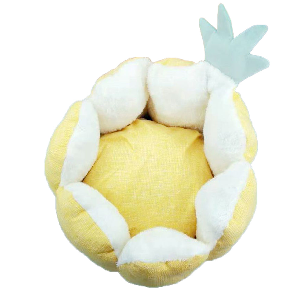 Cat Warm Cuddle Pineapple Bed Four Seasons