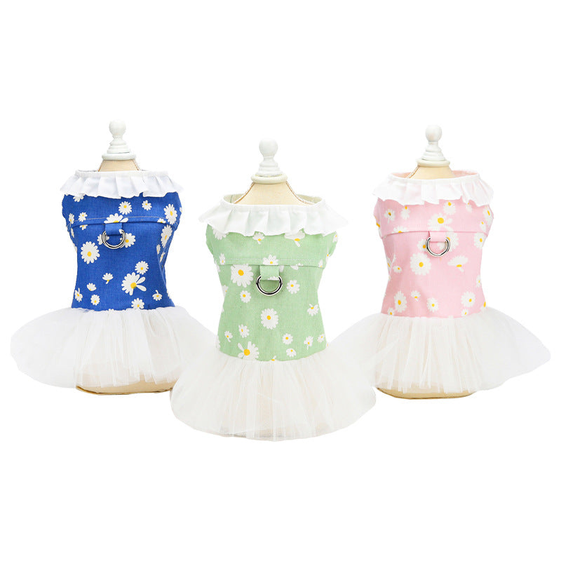 Small Dog Bichon Cute Princess Dress