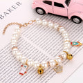 Pet Collar Pearl Making Fashionable And Cute