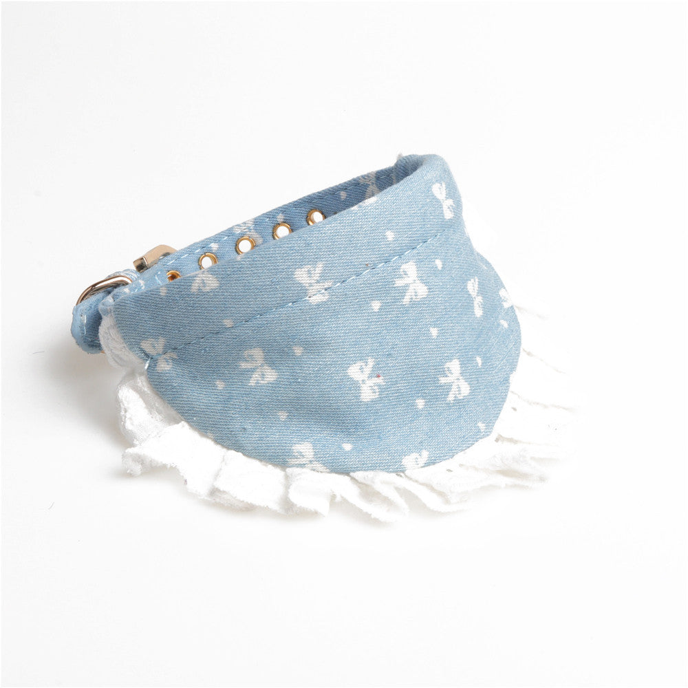 denim mini bib