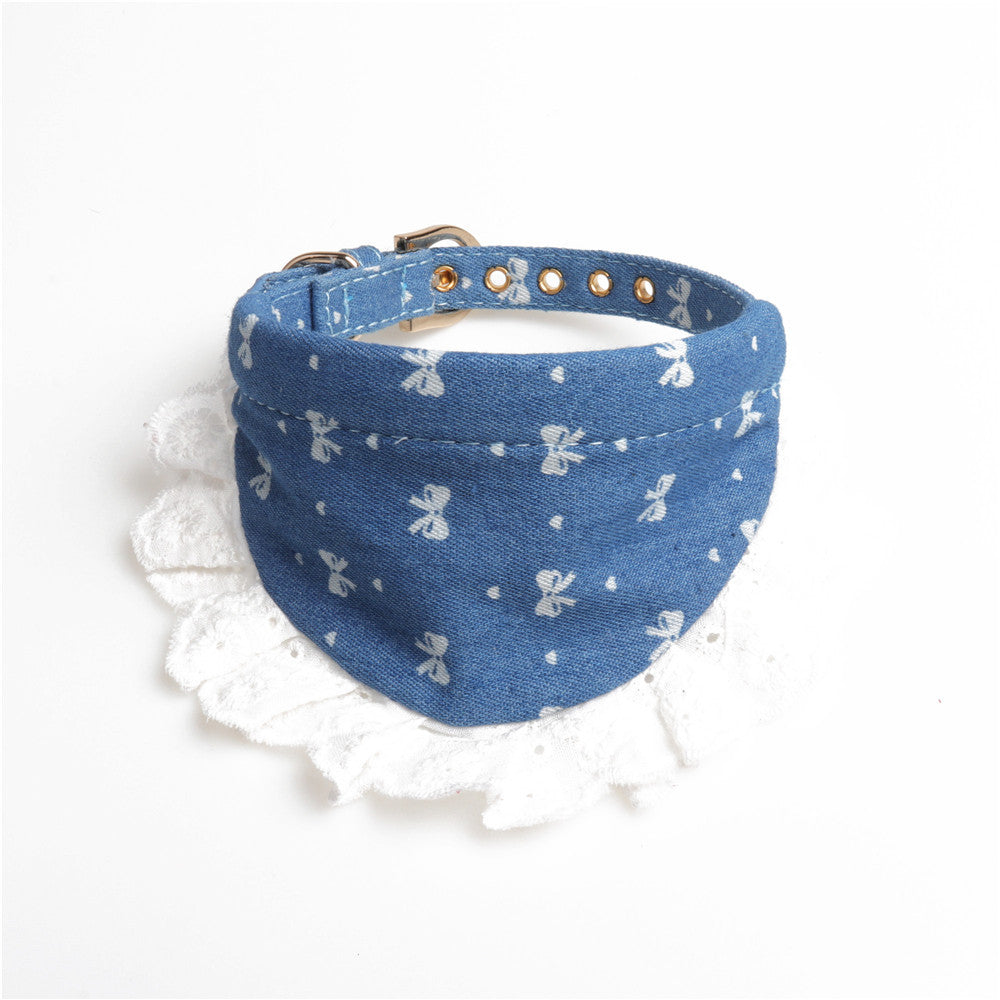 denim mini bib