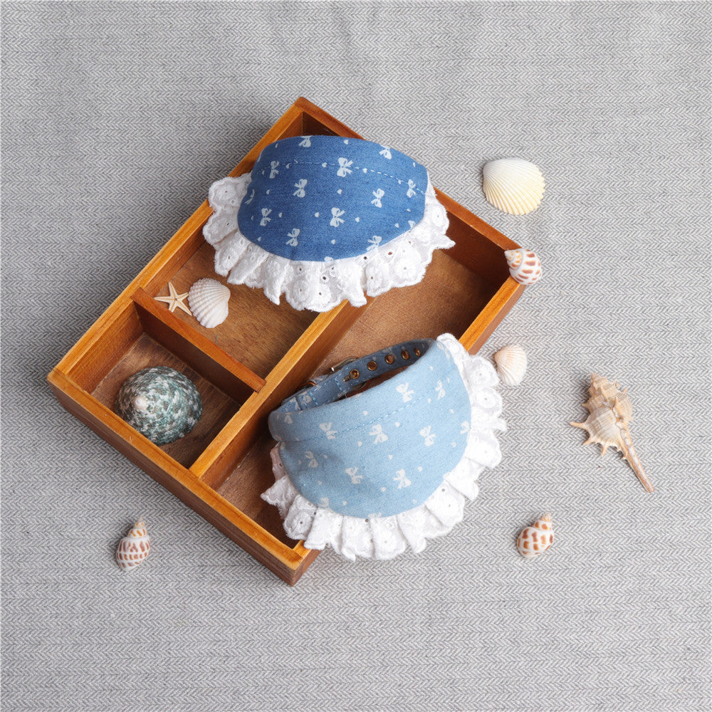 denim mini bib