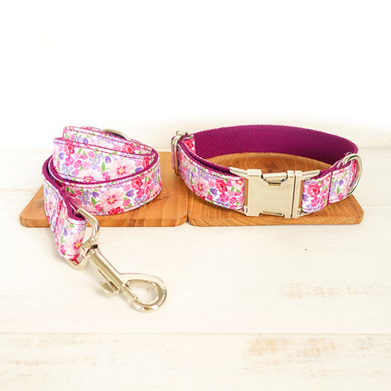 Dog Leash Pet Collar Traction Pull Strap
