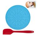 Pet Slow Food Bowl Dog Rain Bath Distraction Mat Pet Licking Mat Food Silicone Slow Food Quiet Mat