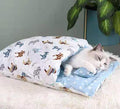 Warm Cat Sleeping Bag Bed With Pillow