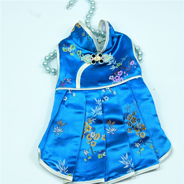 Pet Dog Clothes Cat Clothes Teddy Dog Clothes New Spring, Summer And Autumn Dress