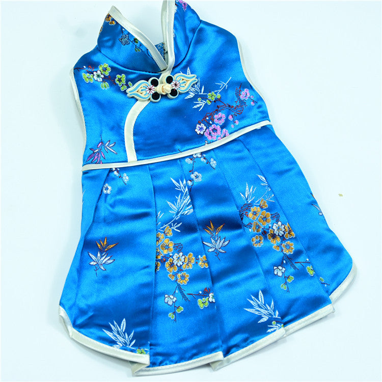 Pet Dog Clothes Cat Clothes Teddy Dog Clothes New Spring, Summer And Autumn Dress