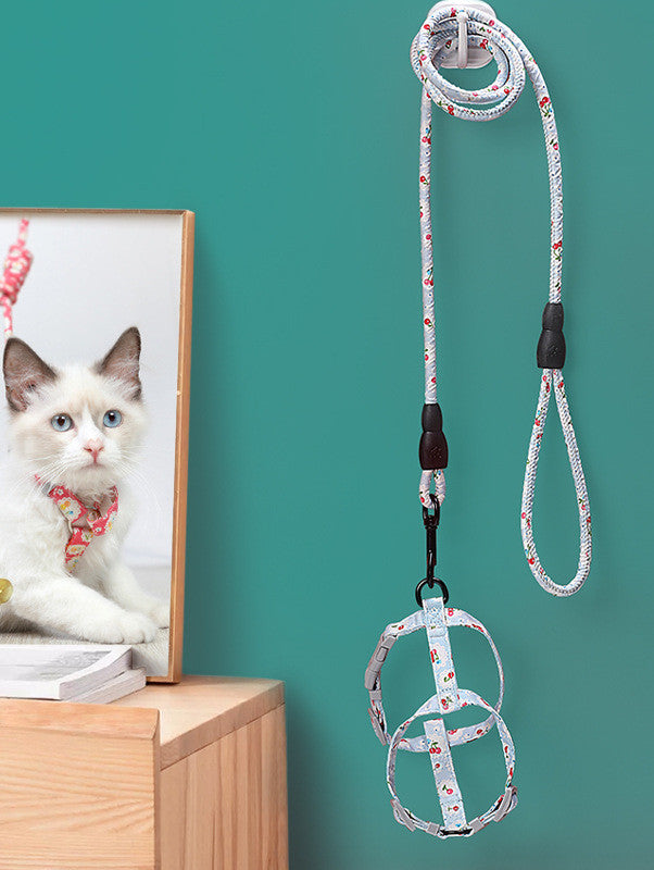 Cat Traction Rope Chest Harness I-shaped Traction Rope Cat Chain