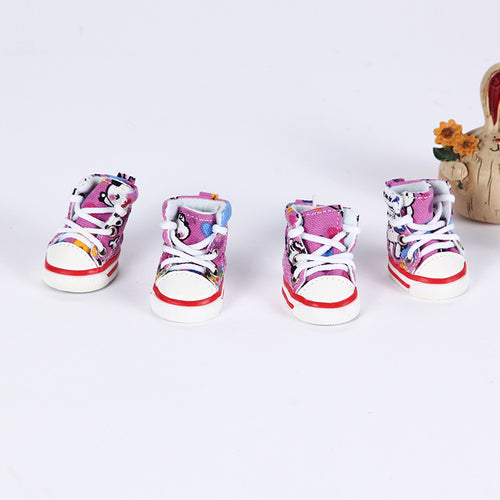 Breathable Dog Sneakers Go Out In Summer To Protect The Soles Of The Dog'S Feet To Prevent Burns And Easy To Clean