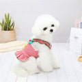 New Dog Clothes Summer Thin Flower Sling Skirt Teddy Bichon Small Dog Pet Sling Skirt Spot