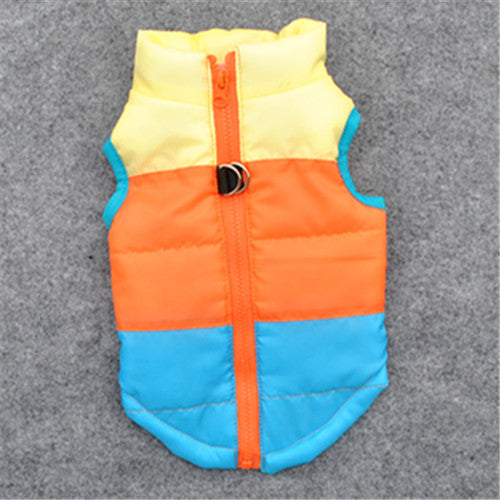 Padded Jacket Waistcoat Vest, Chemical Fiber Cotton, Traction Buckle