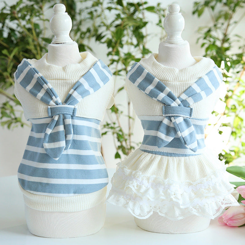 Dog Clothes Summer Thin Style Cat Scarf Couples Wear