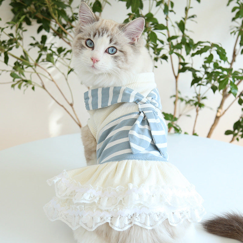 Dog Clothes Summer Thin Style Cat Scarf Couples Wear