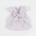 Spring And Summer New Plaid Bow Skirt Pet Clothes Cats And Dogs Costumes Teddy Bichon Jacket