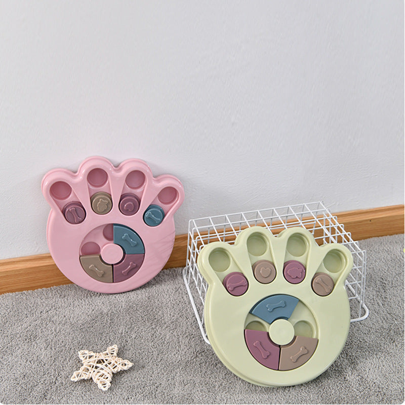 Creative Dog Turntable Eating Anti-Choking Bowl