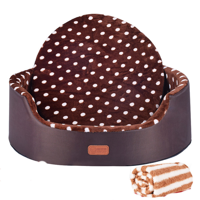 Four Seasons Universal Washable Teddy Kennel Small Dog And Cat Kennel Medium Dog Bed Pet Bed Dog Pad