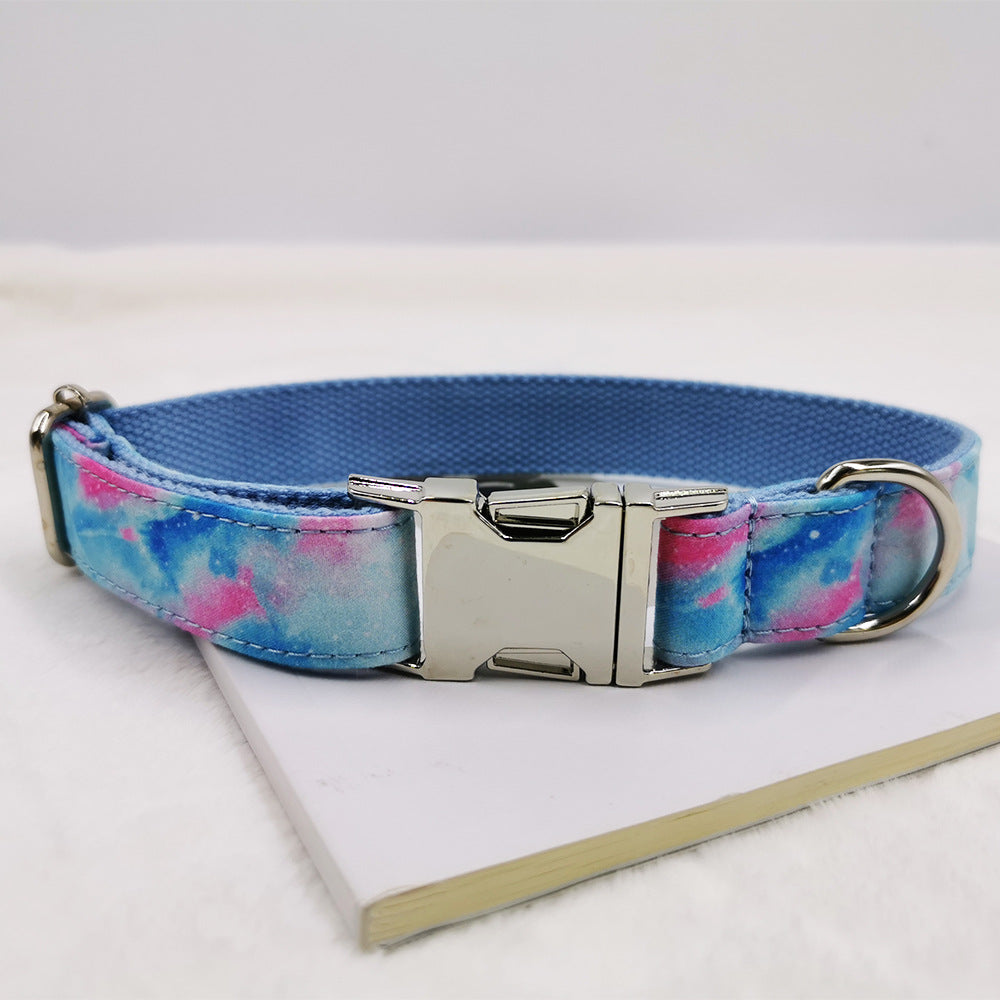Pet Collar Zinc Alloy Buckle Can Be Engraved Dog Collar