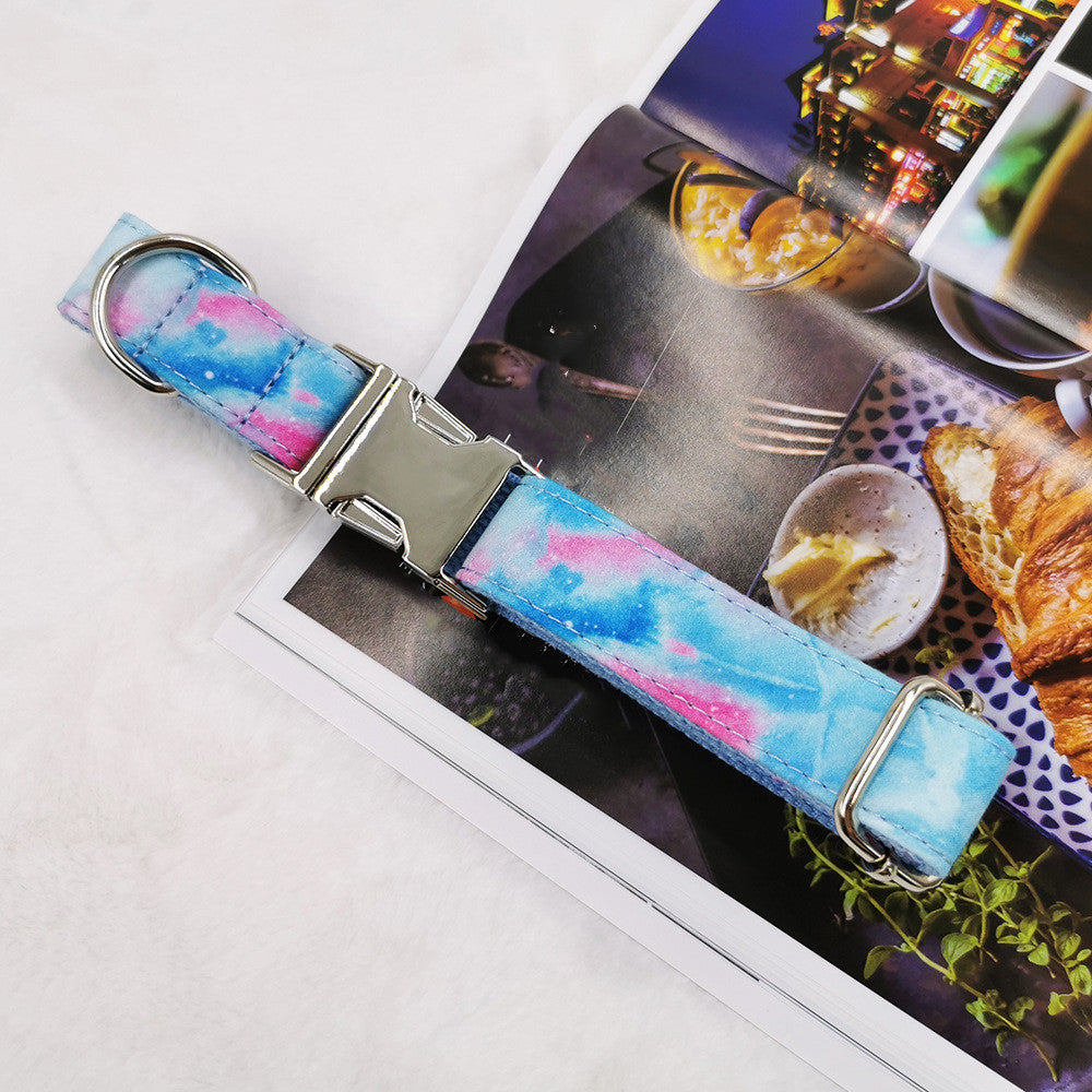Pet Collar Zinc Alloy Buckle Can Be Engraved Dog Collar