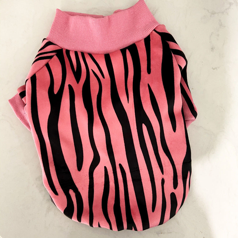 Stretch And Fleece Thick Sweater New Autumn And Winter Clothes For Young Small Dogs