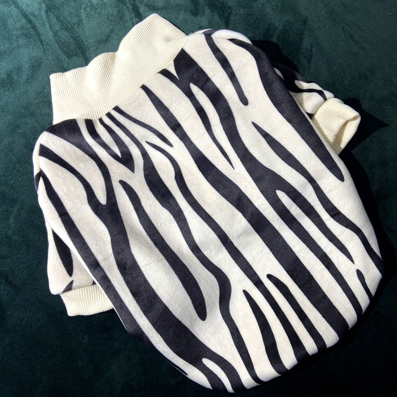 Stretch And Fleece Thick Sweater New Autumn And Winter Clothes For Young Small Dogs