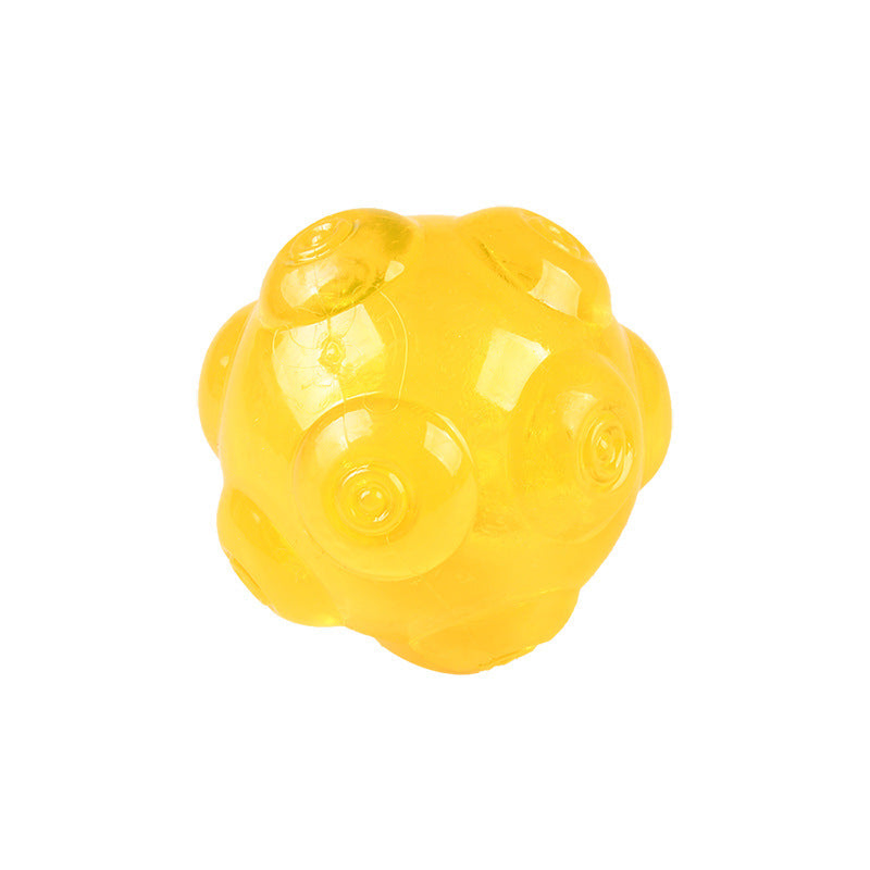 Golden Retriever Molar Bite Resistance Elastic Toy Ball