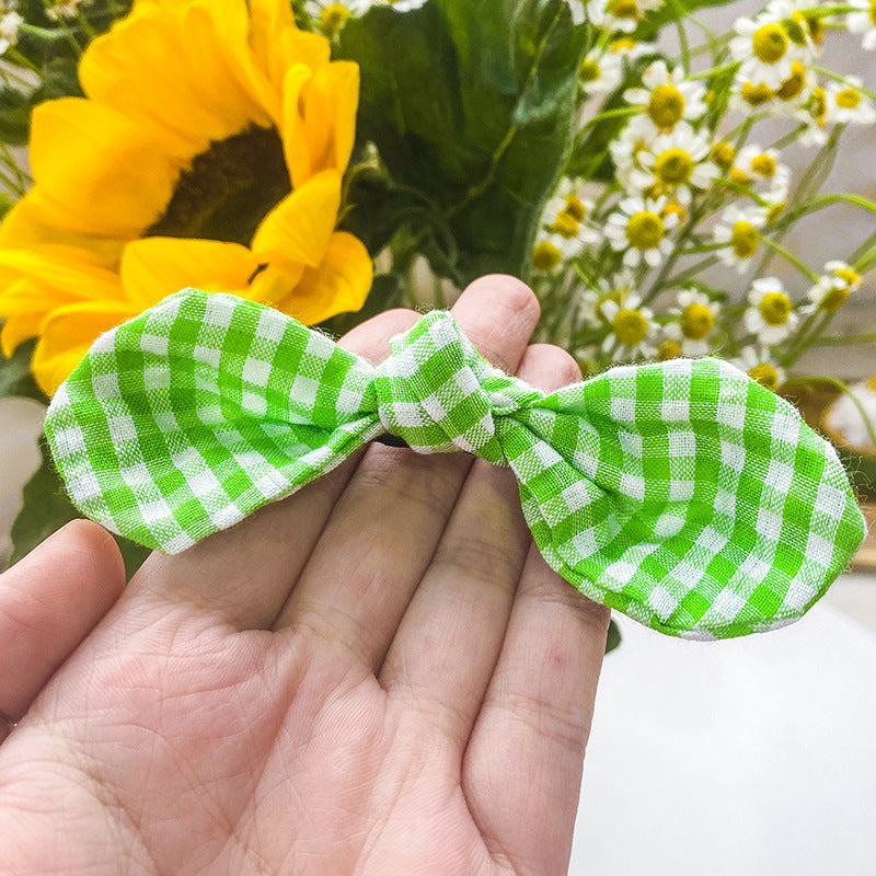 New Pet Clothes Cat Clothes Yellow Plaid Sunflower Bee Skirt