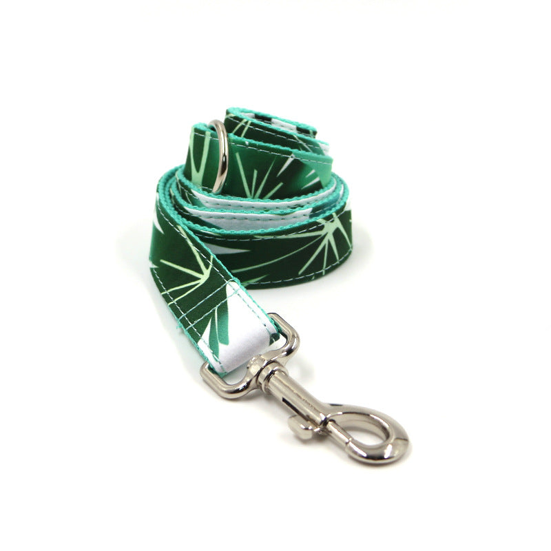 Pet Collar Traction Set Dog Collar Traction Belt Dog Rope Walking Set