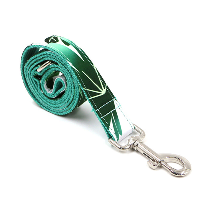 Pet Collar Traction Set Dog Collar Traction Belt Dog Rope Walking Set