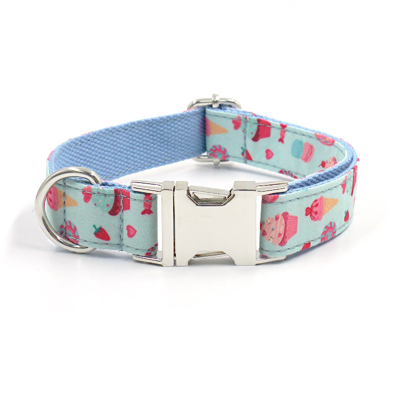 Macaron Pet Dog Collar Ice Cream Pet Dog Chain