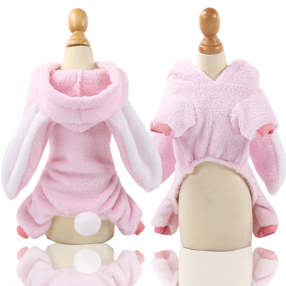 New Year Dog Cat Clothes Accessories Pet Supplies Fall winter Four Legged Cotton-padded Clothes