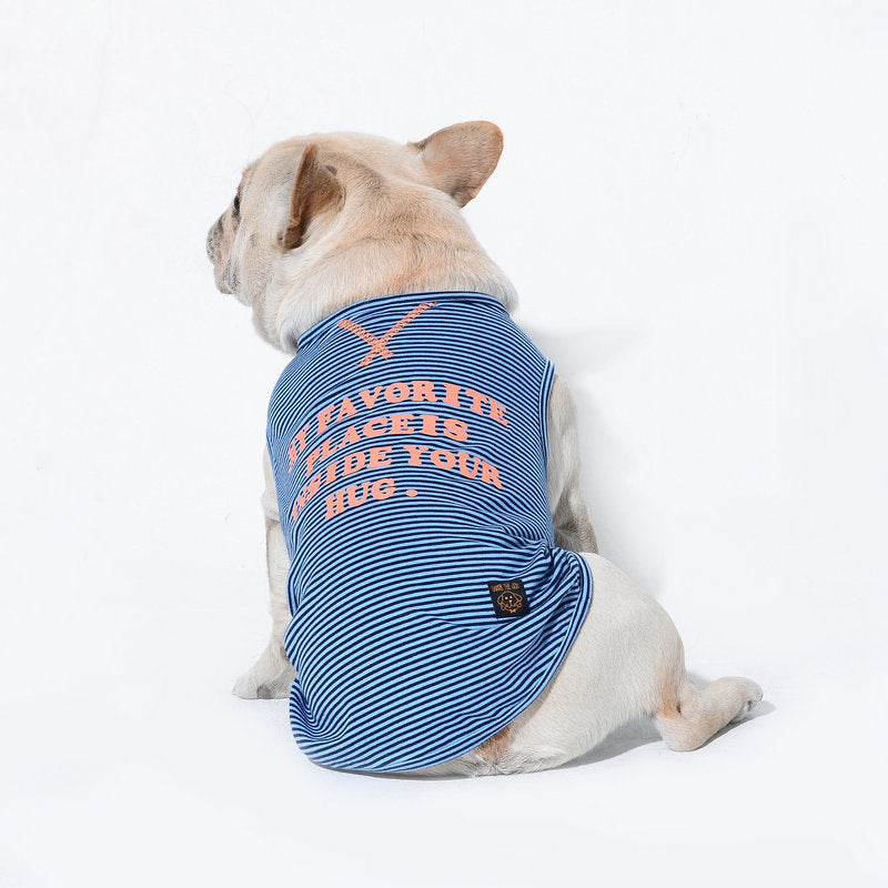 New Cartoon Short-sleeved Vest, Casual Cartoon Jacket, Pet Clothes, Spring And Summer
