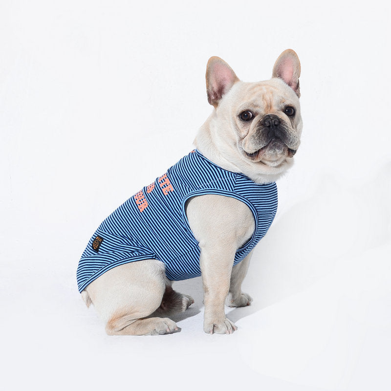 New Cartoon Short-sleeved Vest, Casual Cartoon Jacket, Pet Clothes, Spring And Summer