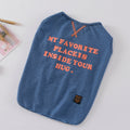 New Cartoon Short-sleeved Vest, Casual Cartoon Jacket, Pet Clothes, Spring And Summer