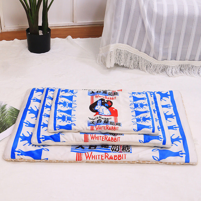 Pet Blanket Dog Mat Cat Blanket Quilt Four Seasons Cat Mat Sleeping On The Floor