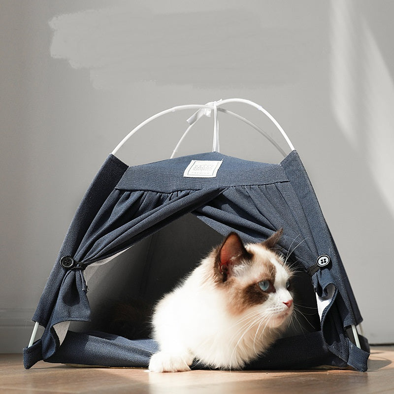 Summer Removable Cotton And Linen Tent Nest