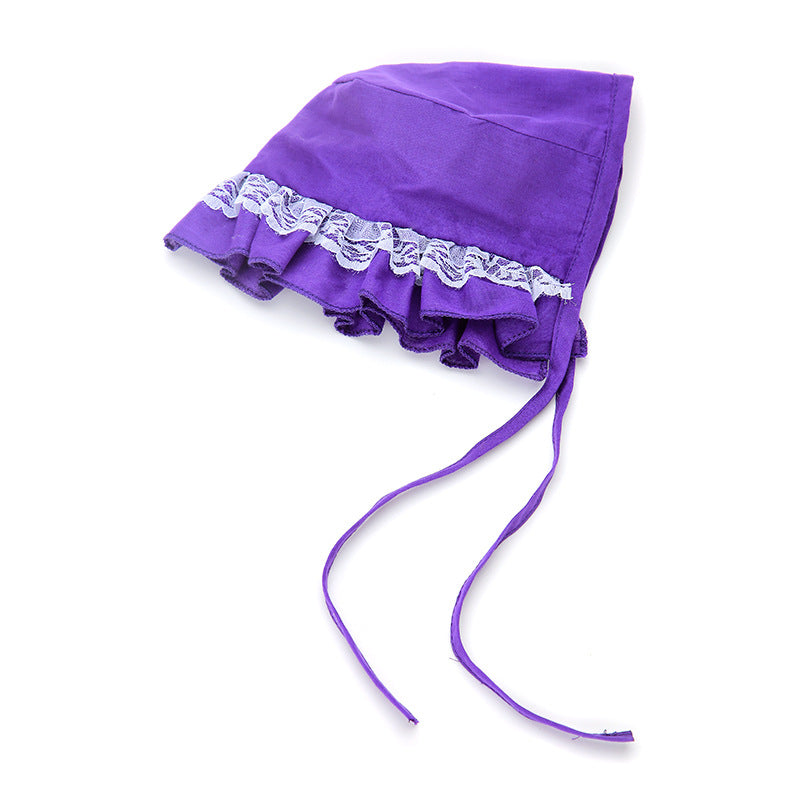 Thin Pet Hat Cute Dog Headgear Lace Lace Dog Sun Hat