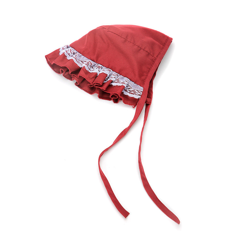 Thin Pet Hat Cute Dog Headgear Lace Lace Dog Sun Hat