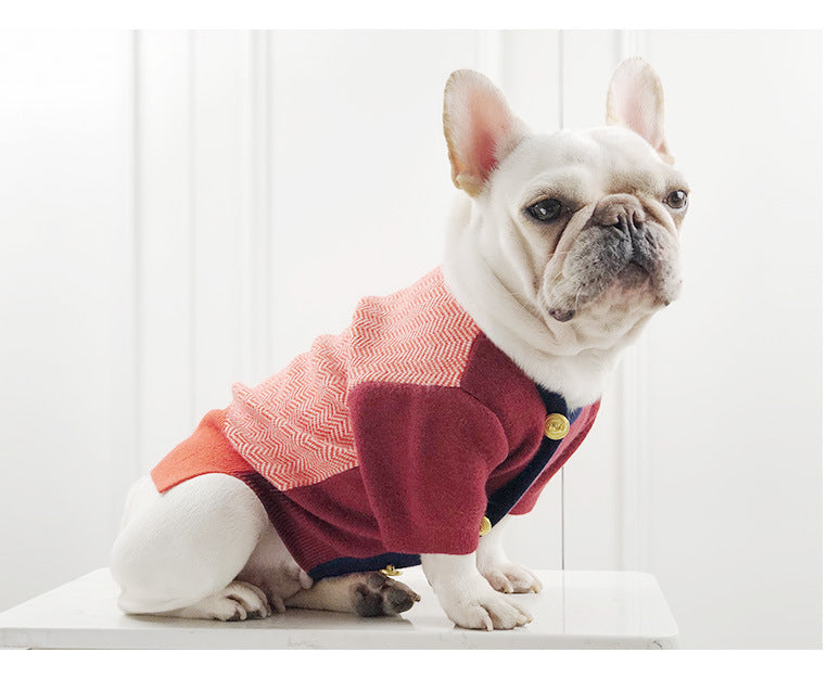 British Pet Sweater Dog Sweater Cat Clothes Pet Clothing
