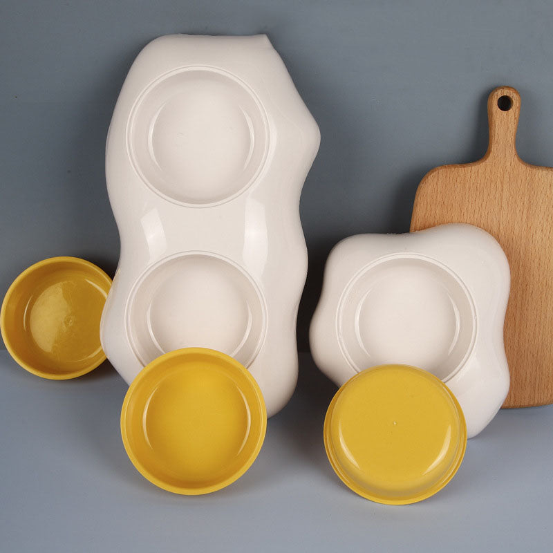 Home Creative Simple Pet Egg Yolk Bowl