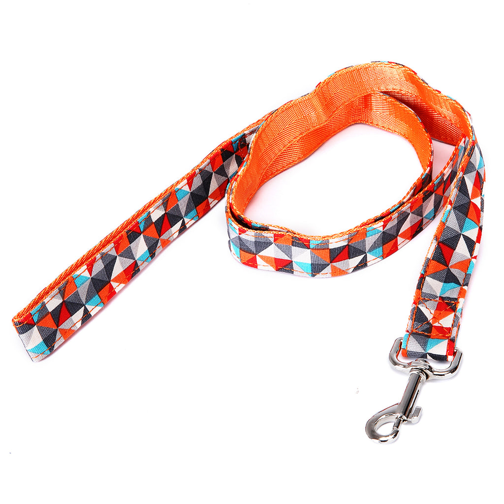 Pet Leash Multicolor Dog Pull Strap Check Stripe Extension Strap Pet Supplies