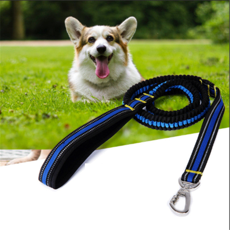 Pet Dog High Elastic Traction Rope Strong Fastener Big Dog Special Traction Rope Spot Wholesale
