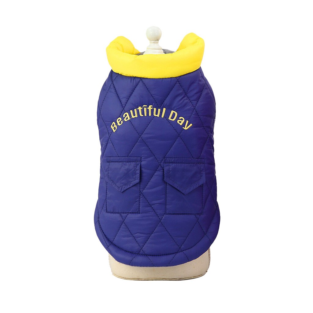 Pet double bag cotton vest