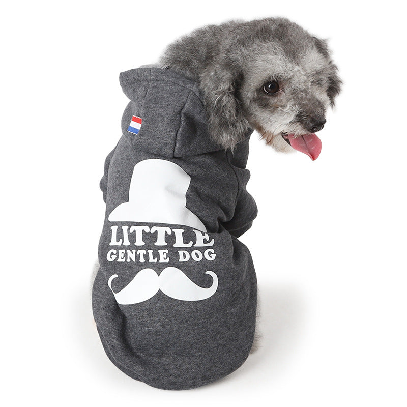 Bearded and hooded two legged sweater