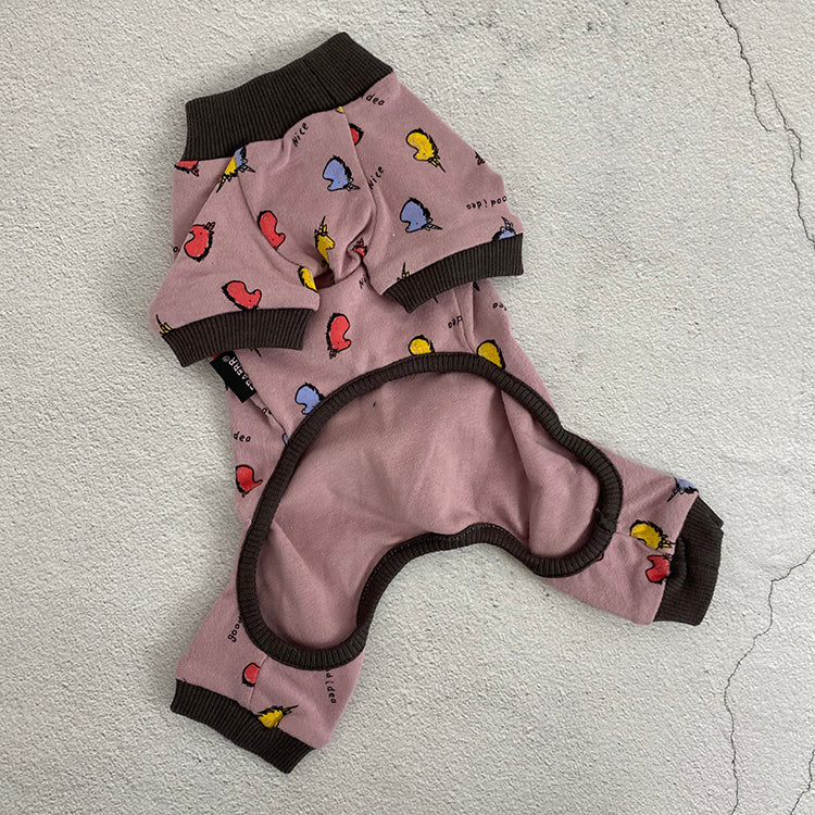 Bago fadou four legged clothes autumn and winter cartoon cotton dog clothes