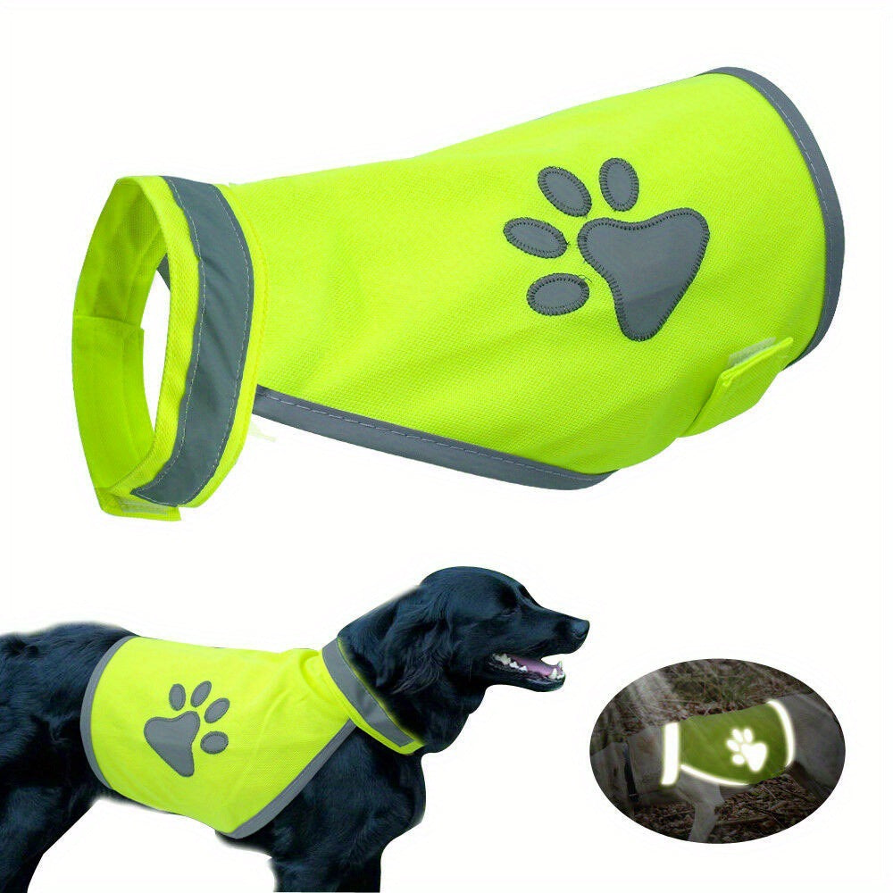 Pet Leash Reflective Breathable Adjustable Life Vest